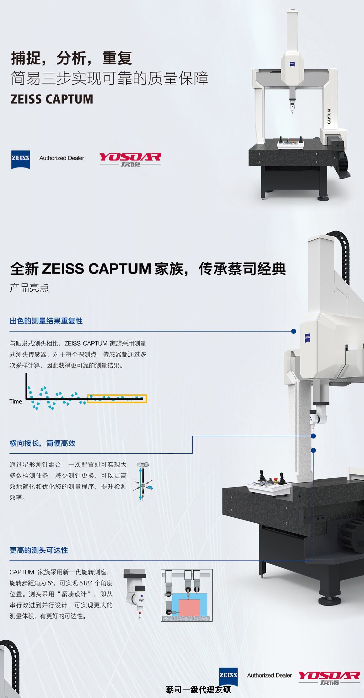 沈阳蔡司三坐标CAPTUM